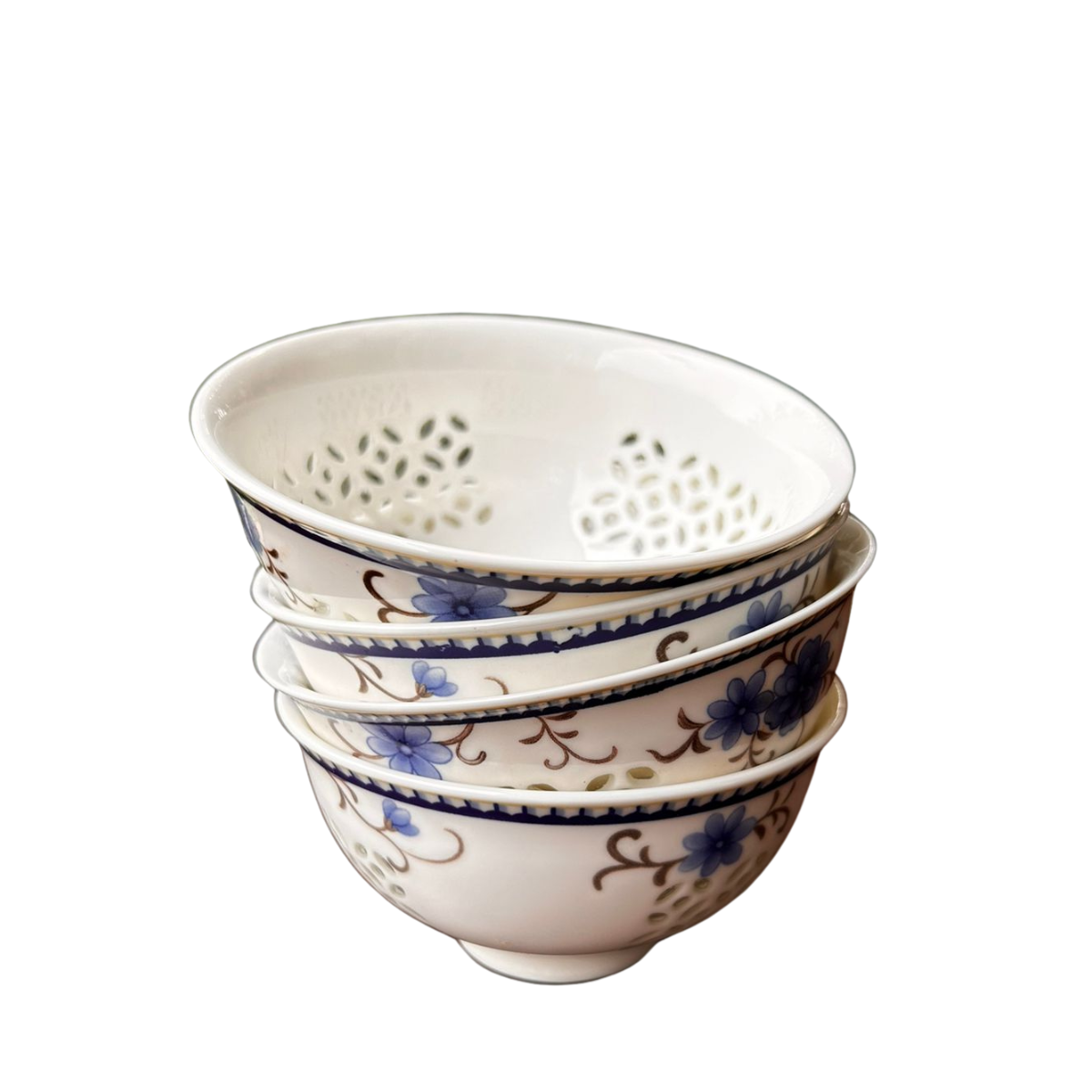 Oriental Snack Bowl Web - Set of 4